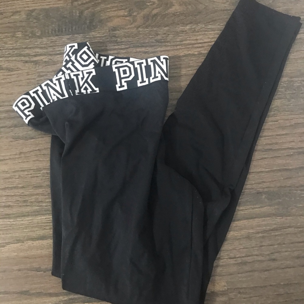 PINK 7/8 Yoga pants (s)